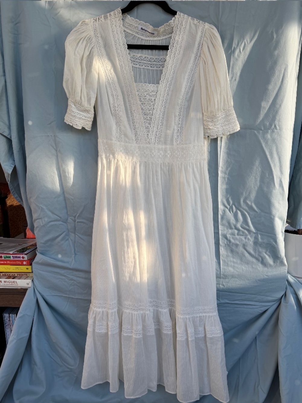 Reformation Betsie Lace Summer Dress